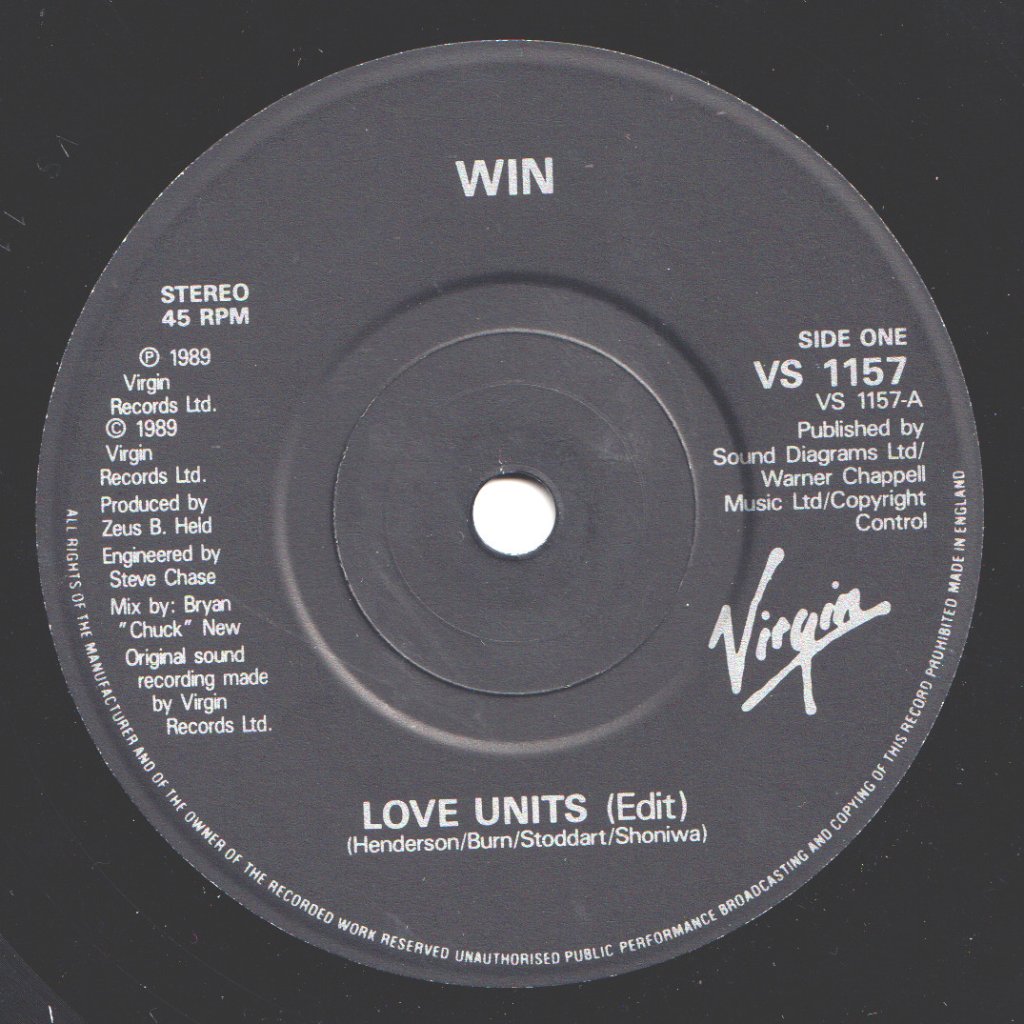 Win - Love Units - 7 Inch