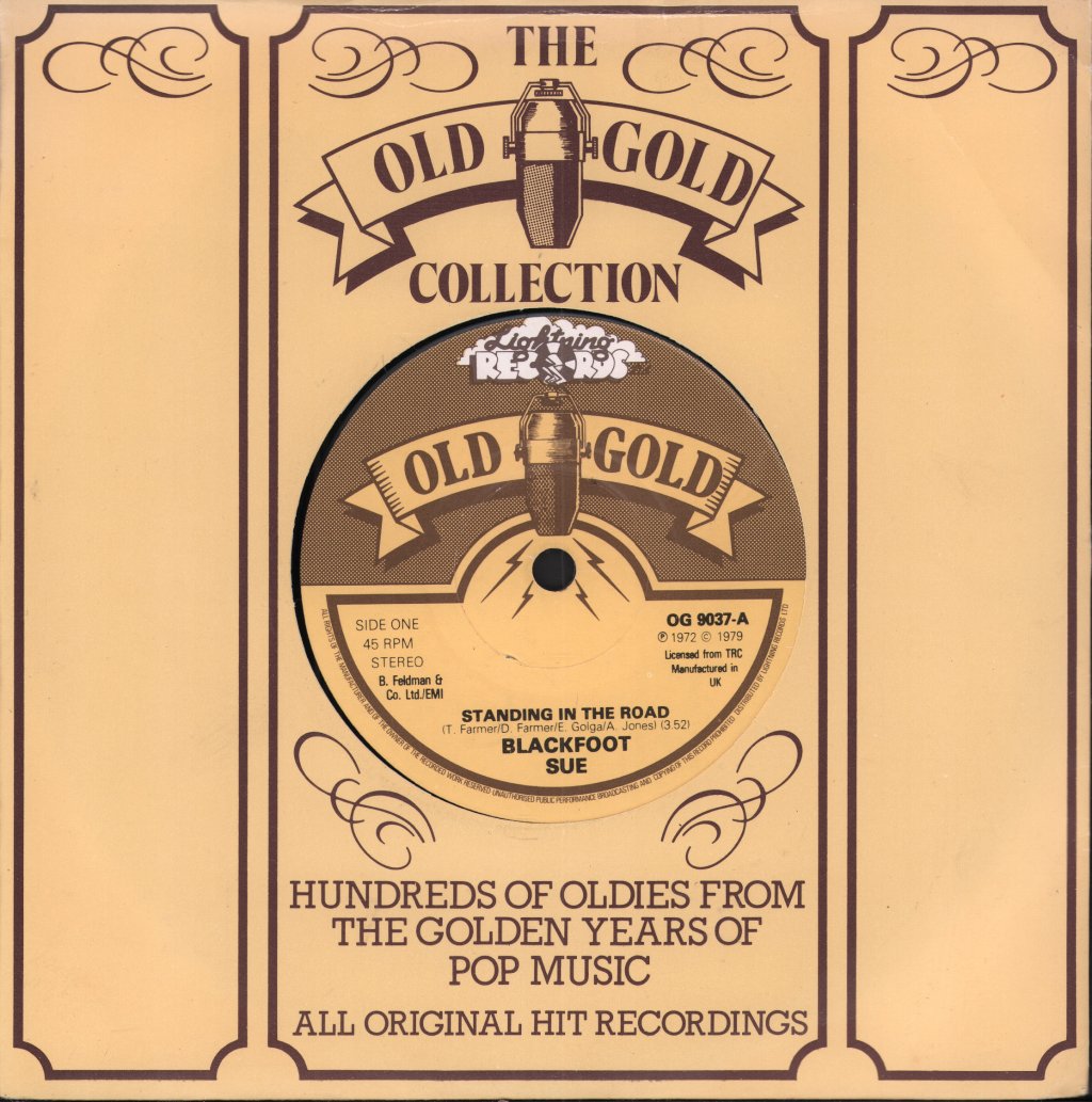 Blackfoot Sue - Standing In The Road - 7 Inch