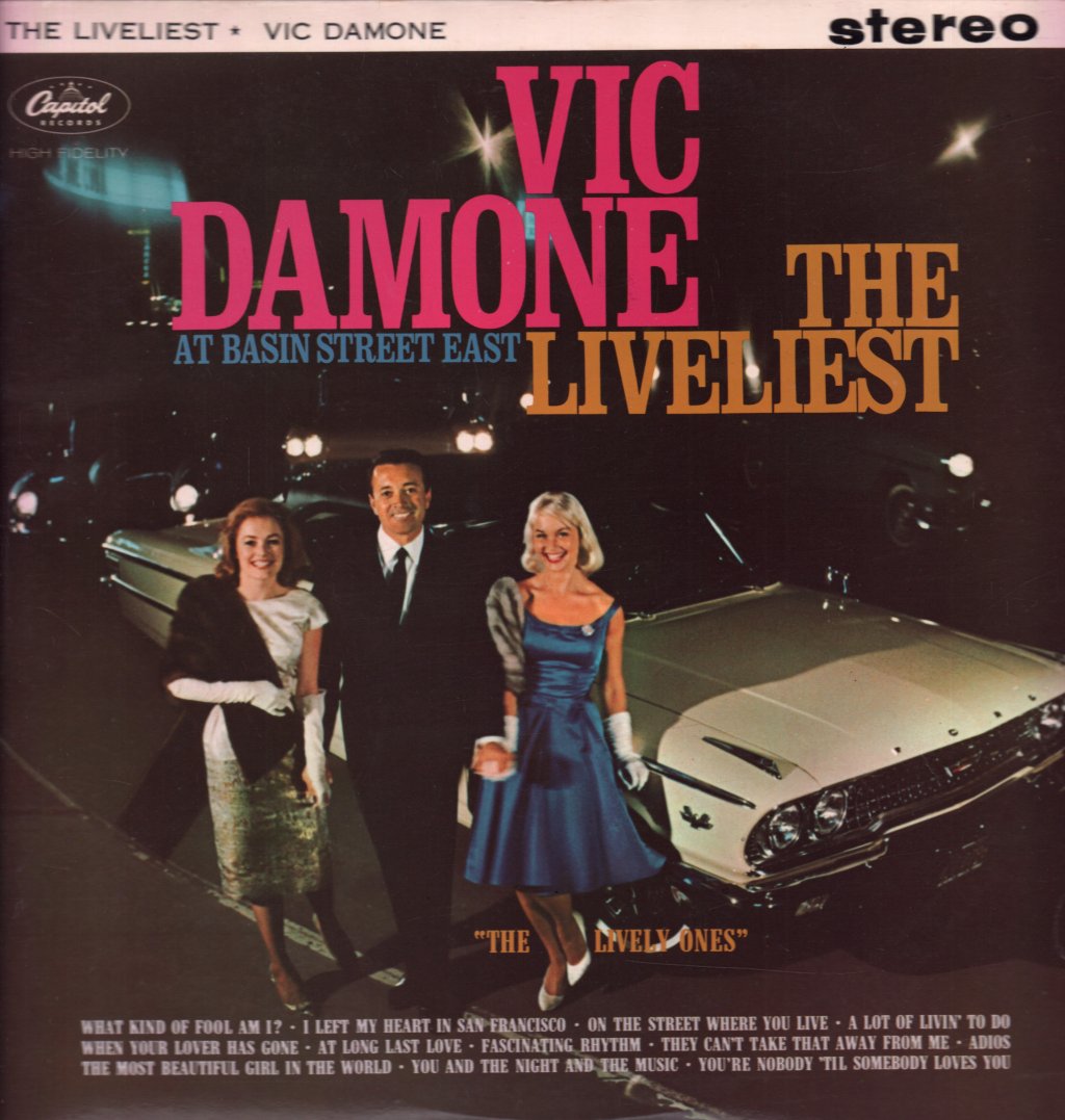 Vic Damone - Liveliest (At Basin Street East) - Lp