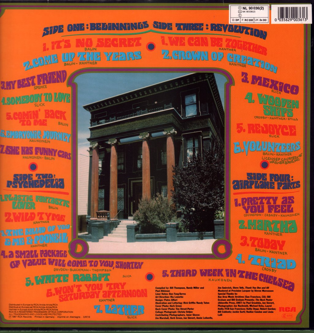 Jefferson Airplane - 2400 Fulton Street (An Anthology) - Double Lp