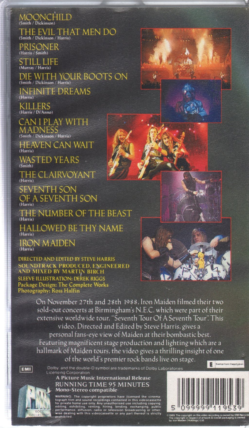 Iron Maiden - Maiden England - Video