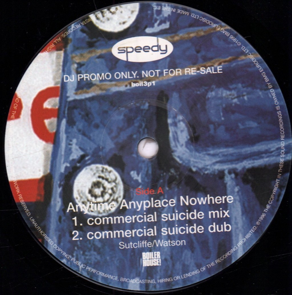 Speedy (90'S Group) - Anytime Anyplace Nowhere - 12 Inch