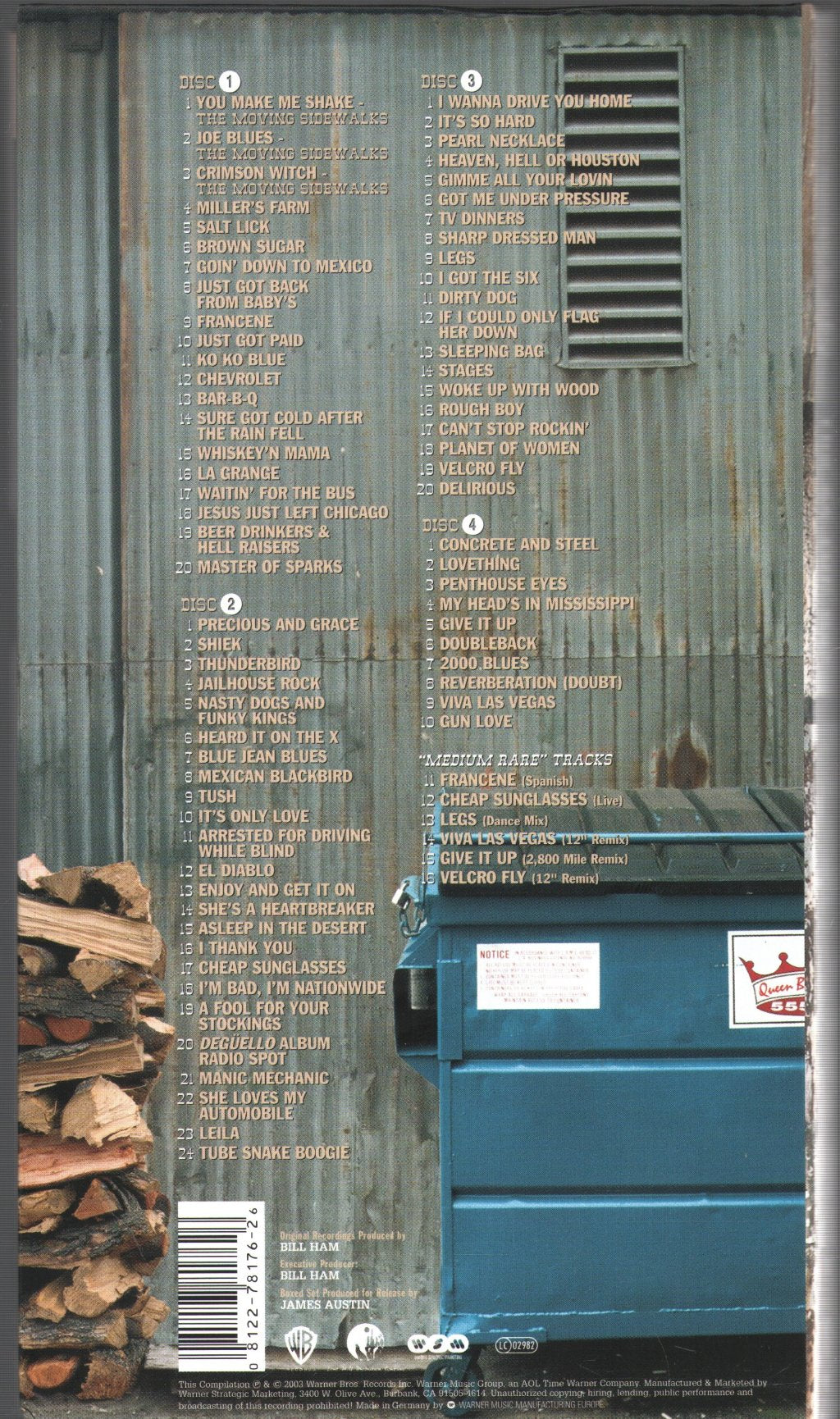 ZZ Top - Chrome, Smoke & B·B·Q - The ZZ Top Box - Cd Set