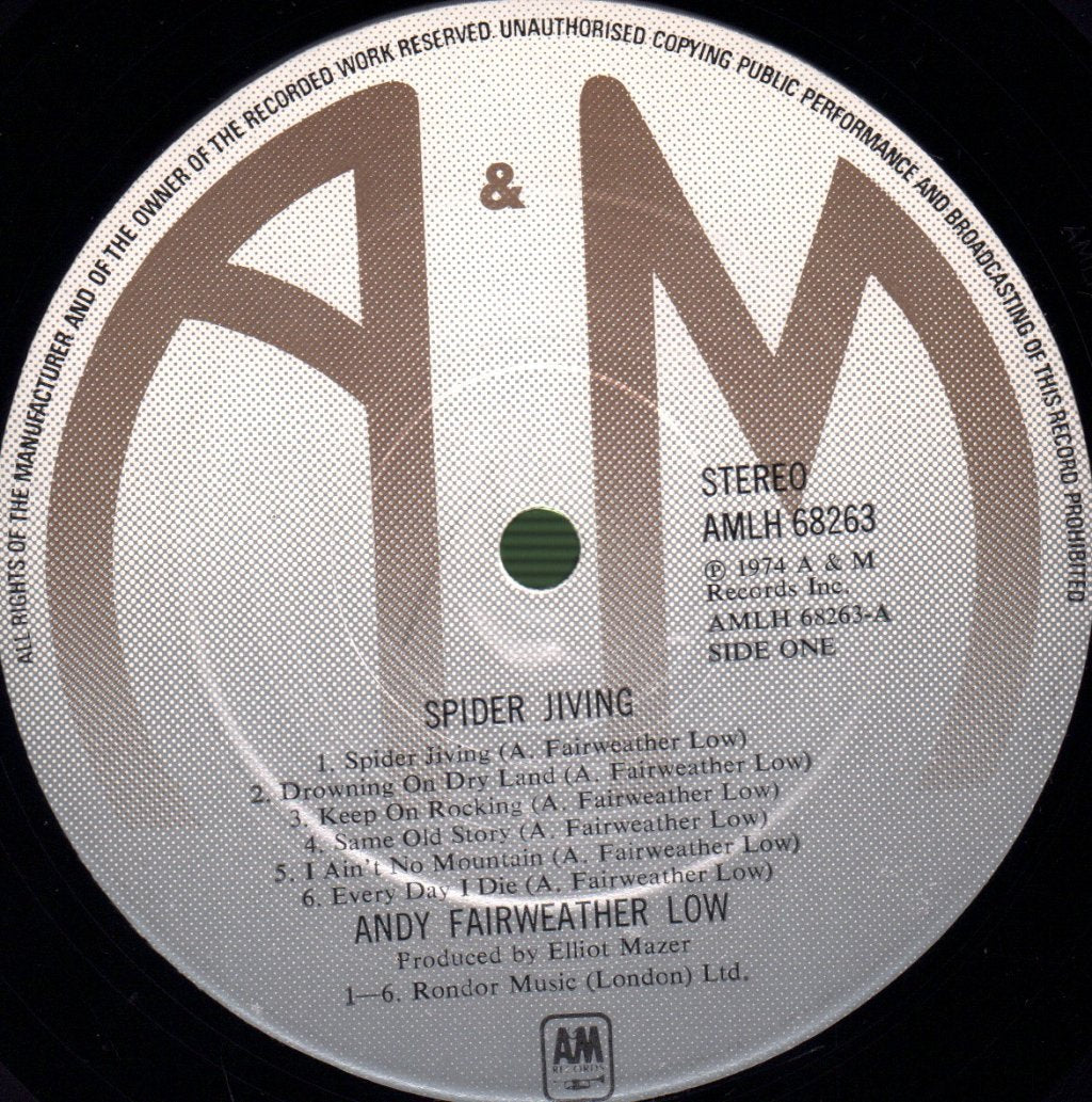 Andy Fairweather Low - Spider Jiving - Lp