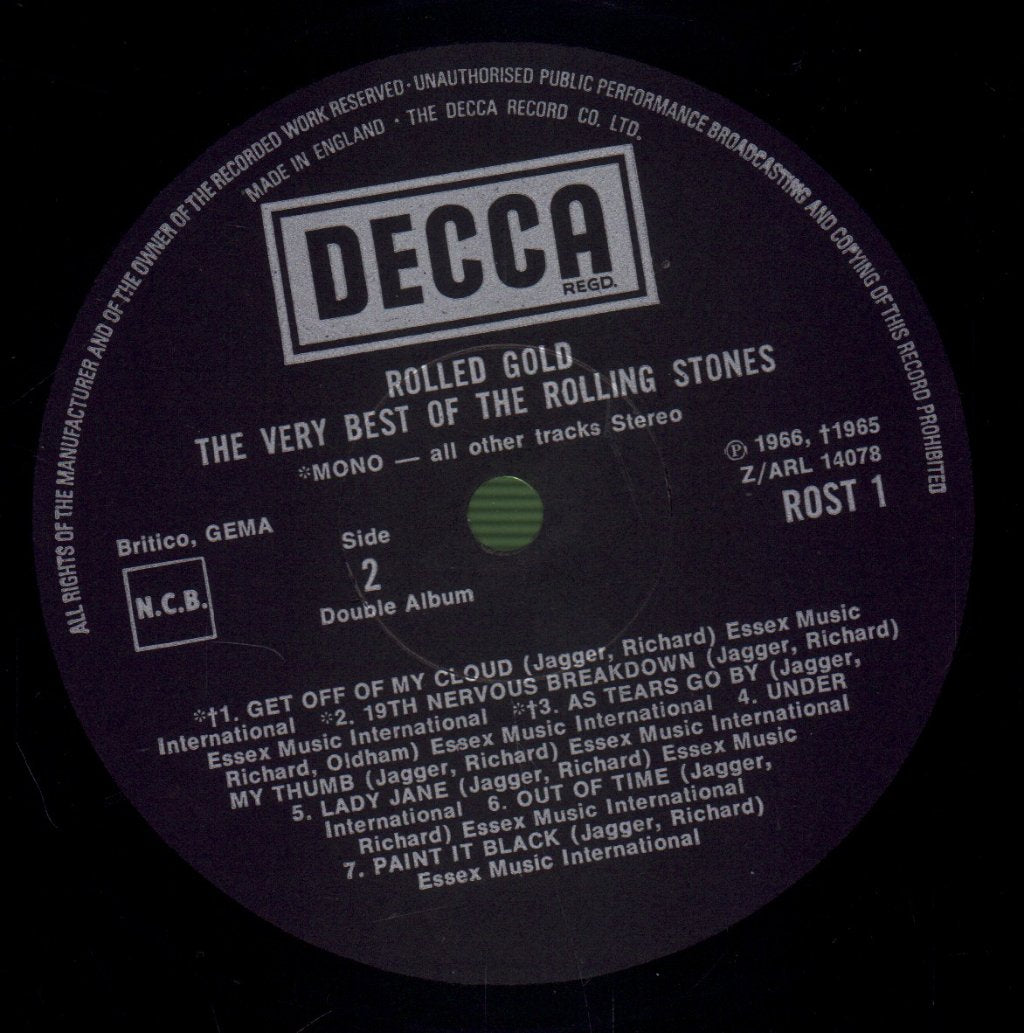Rolling Stones - Rolled Gold - Double Lp