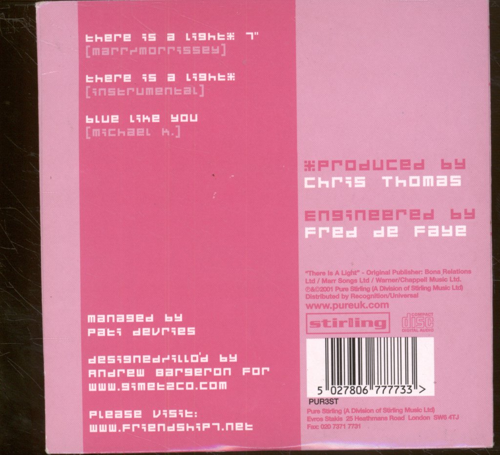 Friendship 7 - There Is A Light That Never Goes Out - Cd