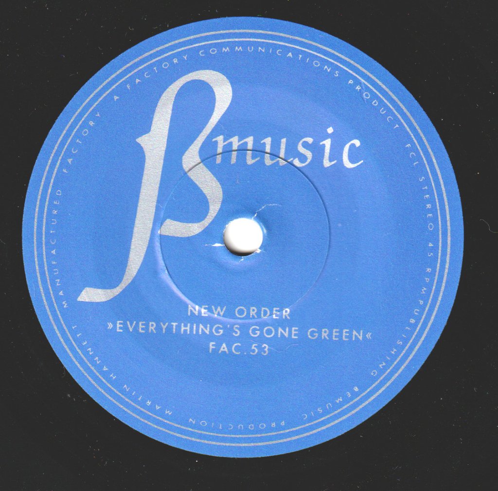 New Order - Everything's Gone Green - 7 Inch