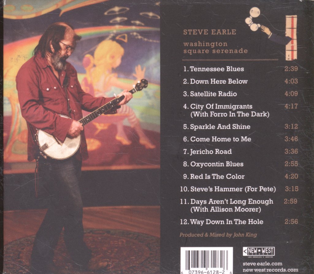Steve Earle - Washington Square Serenade - Cd