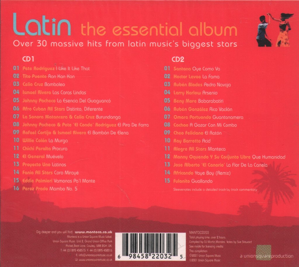 Various Artists - Latin (The Essential Album) - Double Cd