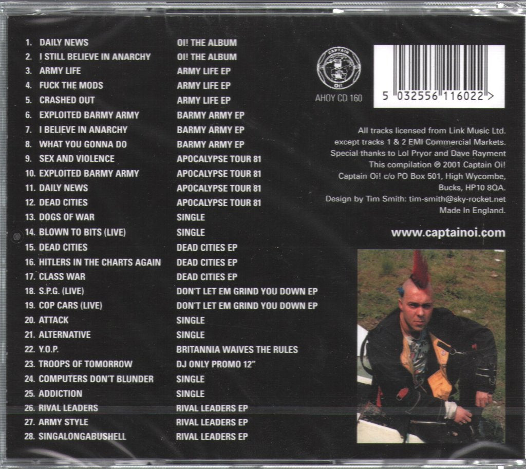Exploited - Punk Singles & Rarities 1980-83 - Cd