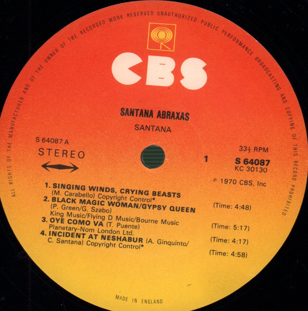 Santana - Abraxas - Lp