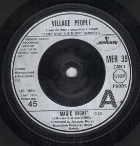 Village People - Magic Night - 7 Inch