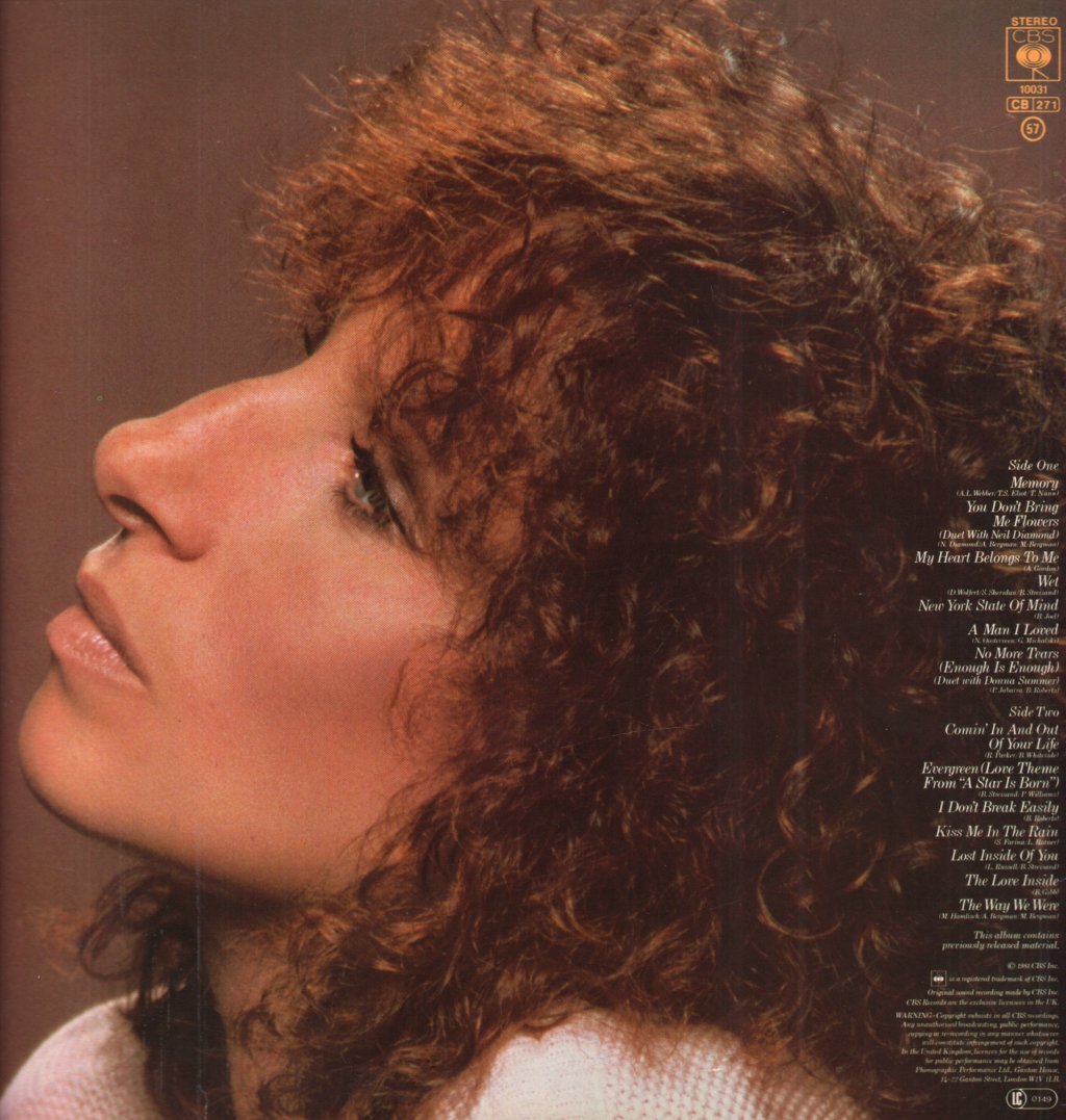 Barbra Streisand - Love Songs - Lp