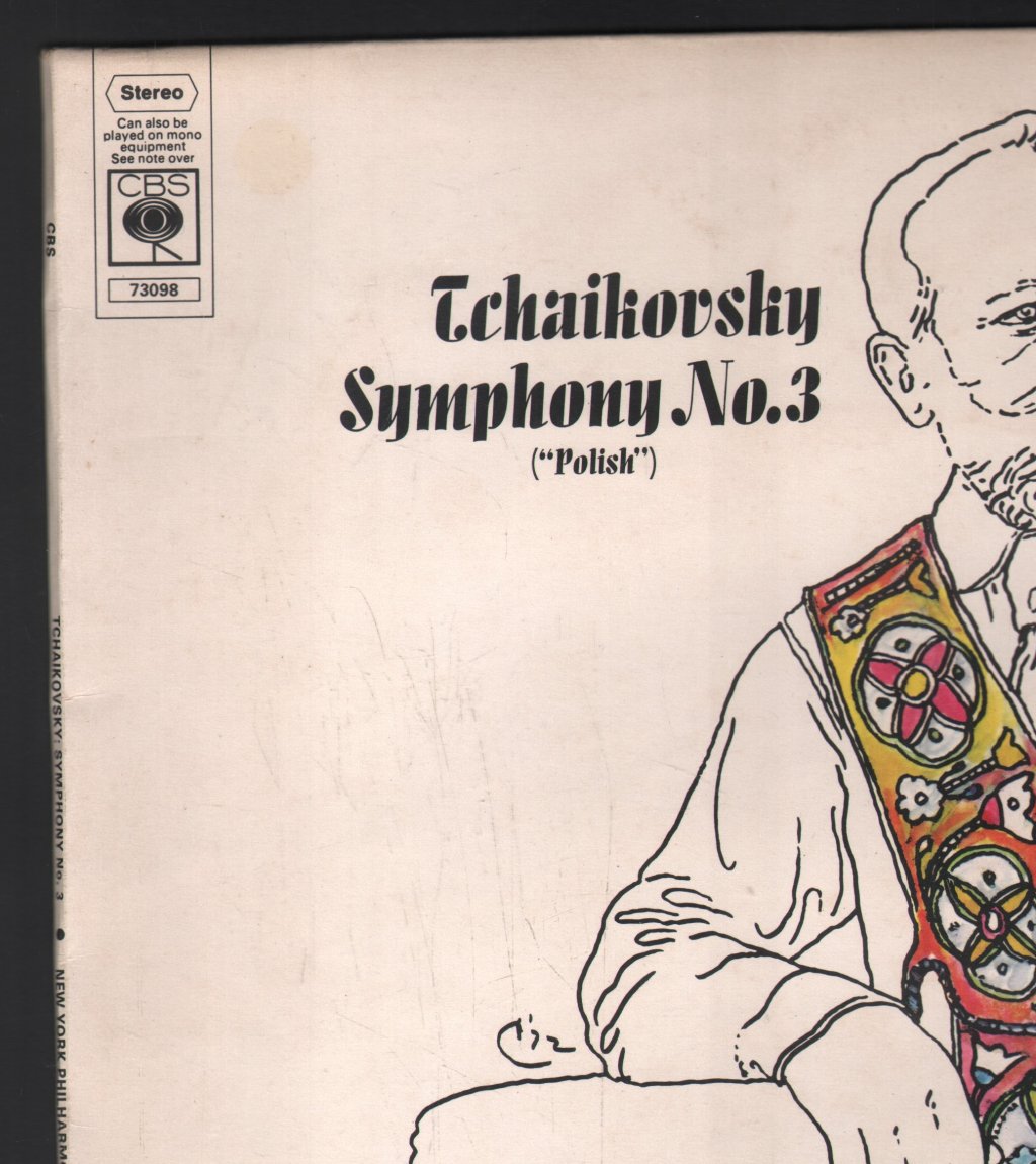 Leonard Bernstein / New York Philharmonic - Tchaikovsky - Symphony No.3 ("Polish") - Lp