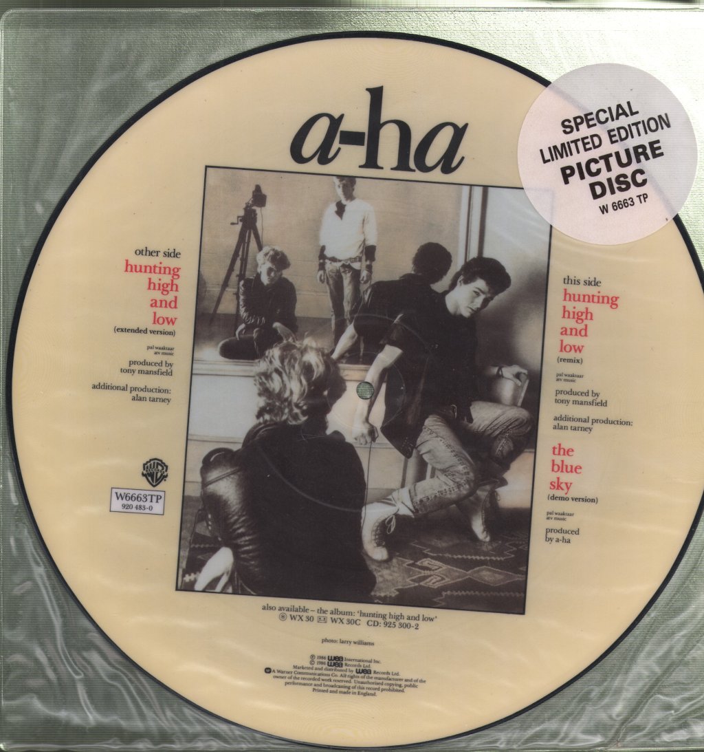 A-Ha - Hunting High And Low - 12 Inch