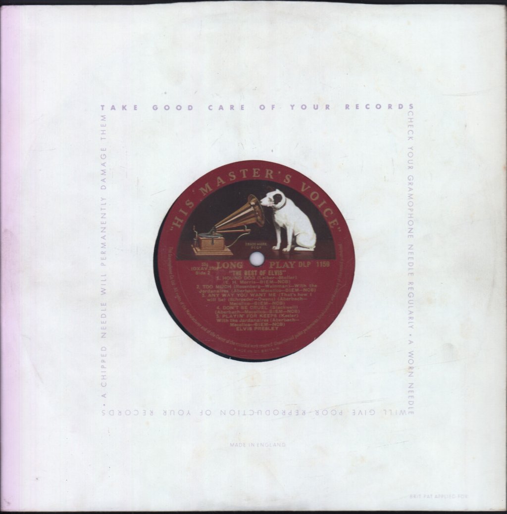 Elvis Presley - Best Of - 10 Inch
