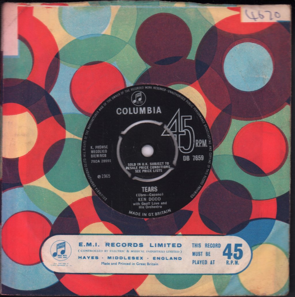 Ken Dodd - Tears - 7 Inch