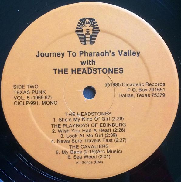 Various Artists - Journey To Pharaoh's Valley With The Headstones - Lp