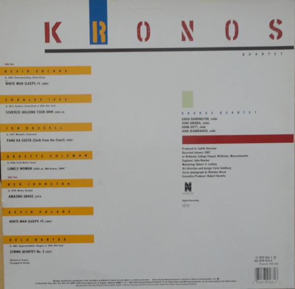 Kronos Quartet - White Man Sleeps - Lp