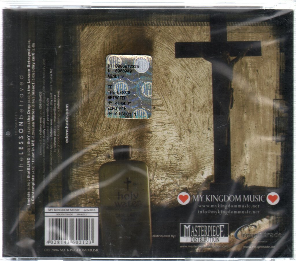 Edenshade - Lesson Betrayed - Cd