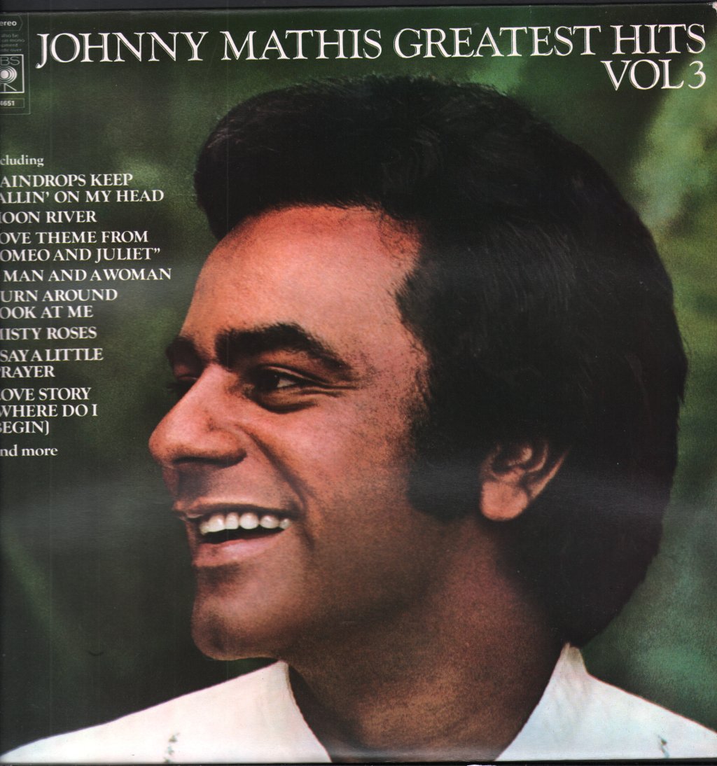 Johnny Mathis - Greatest Hits Vol. 3 - Lp