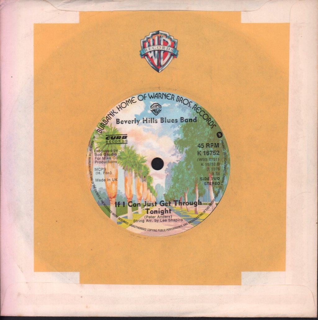 Beverly Hills Blues Band - Just Because - 7 Inch