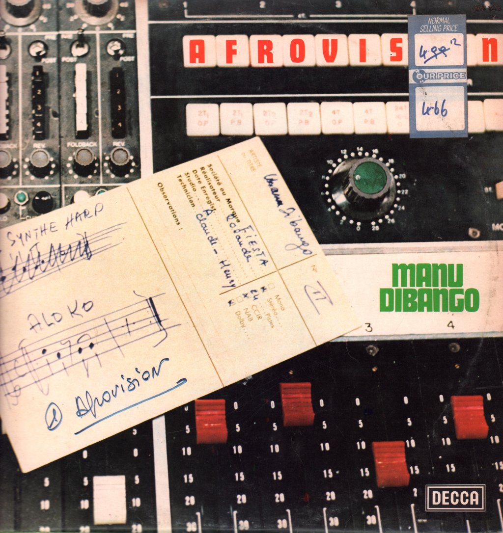Manu Dibango - Afrovision - Lp