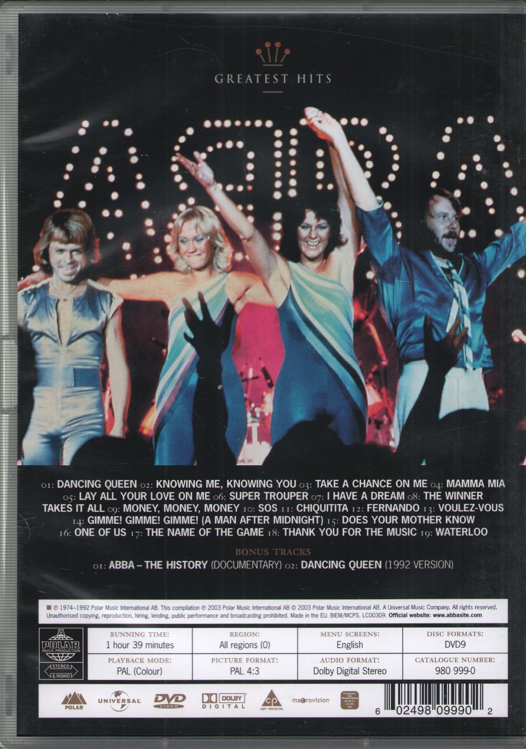 ABBA - Gold - Dvd