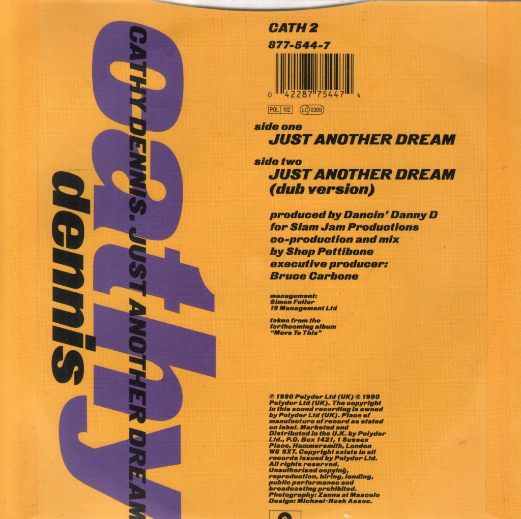 Cathy Dennis - Just Another Dream - 7 Inch