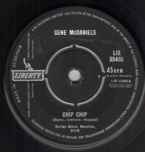 Gene Mcdaniels - Chip Chip - 7 Inch