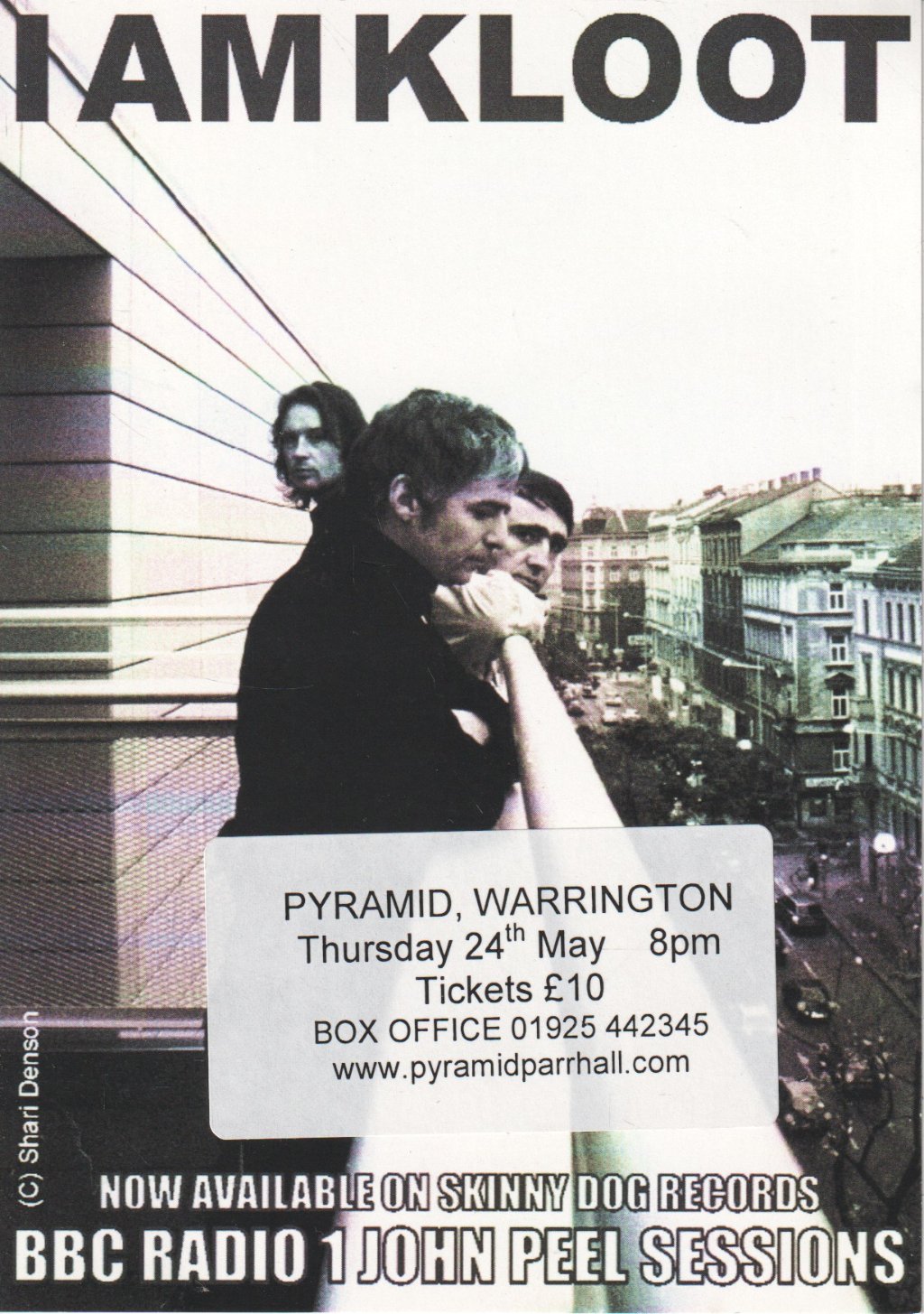 I Am Kloot - pyramid warrington 24th may 2007 - Flyer
