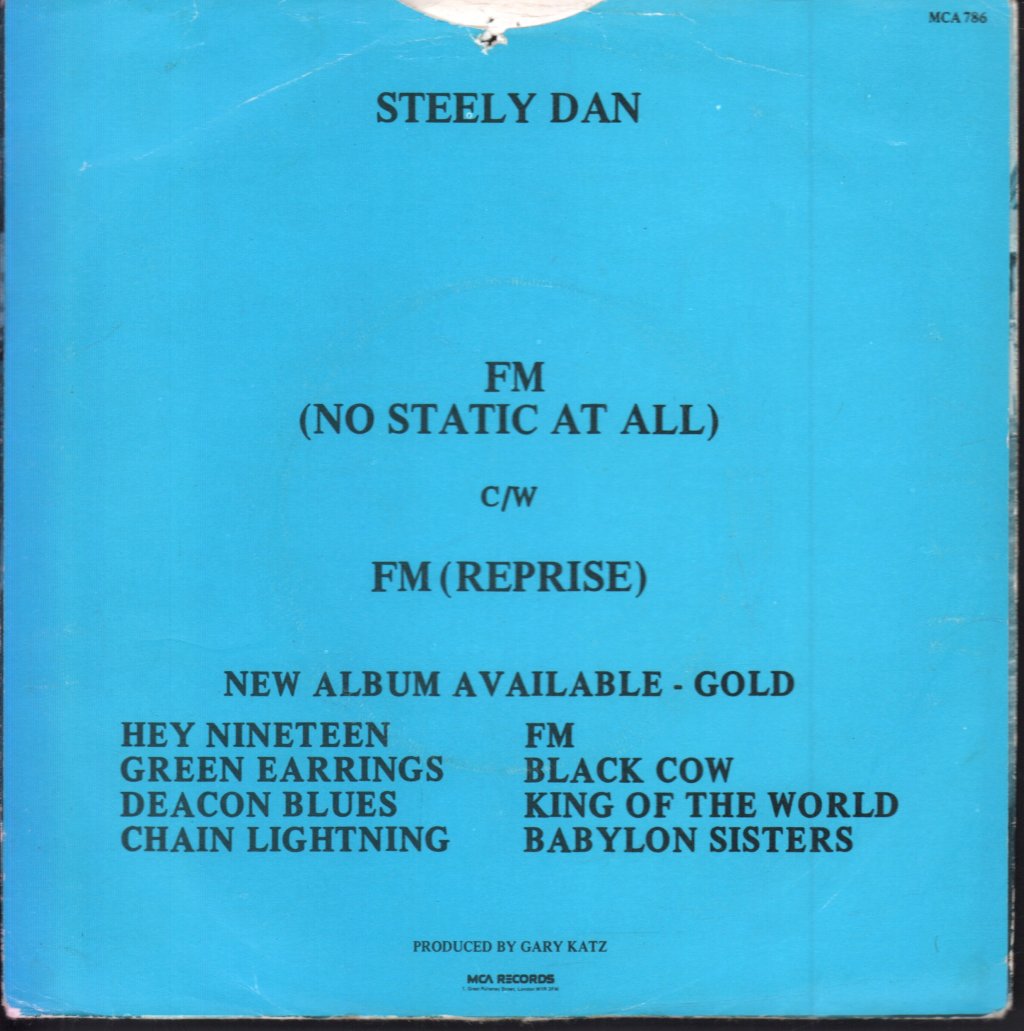Steely Dan - Fm - 7 Inch