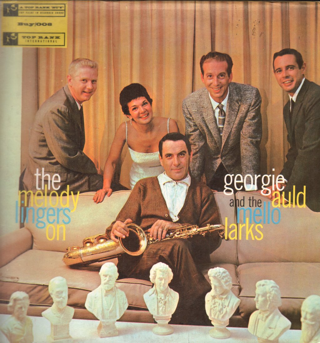 Georgie Auld And The Mello-Larks - Melody Lingers On - Lp