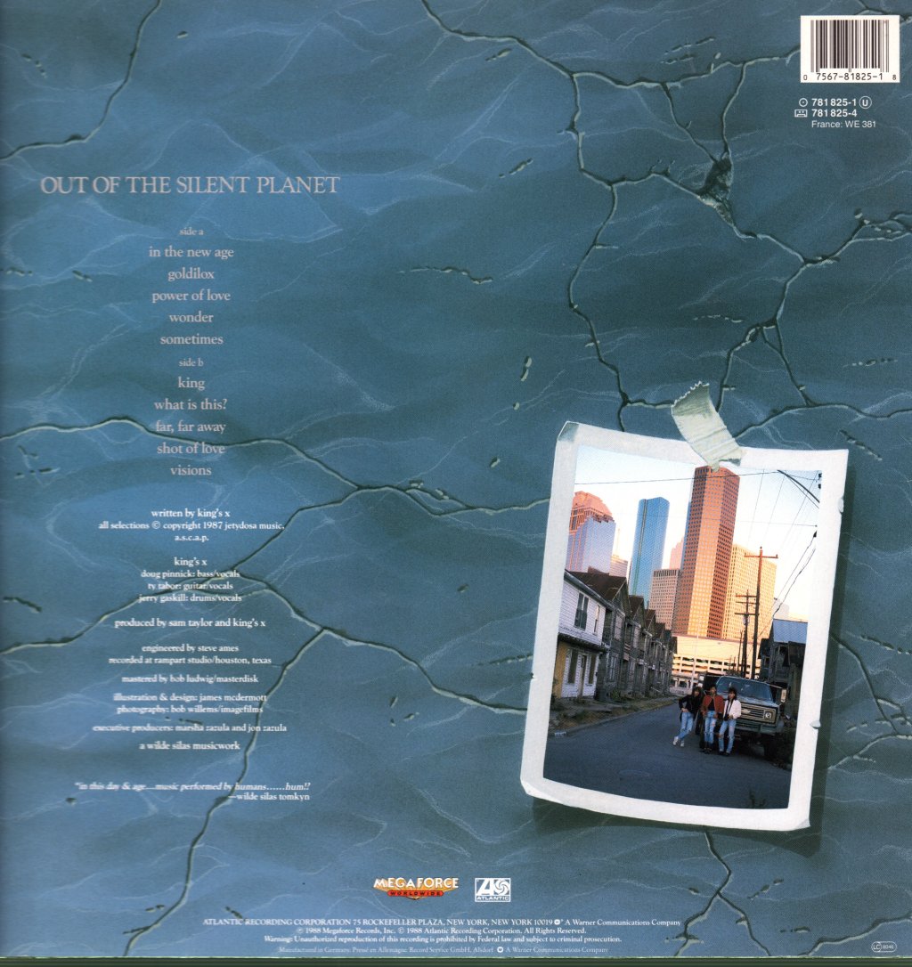 Kings X - Out Of The Silent Planet - Lp