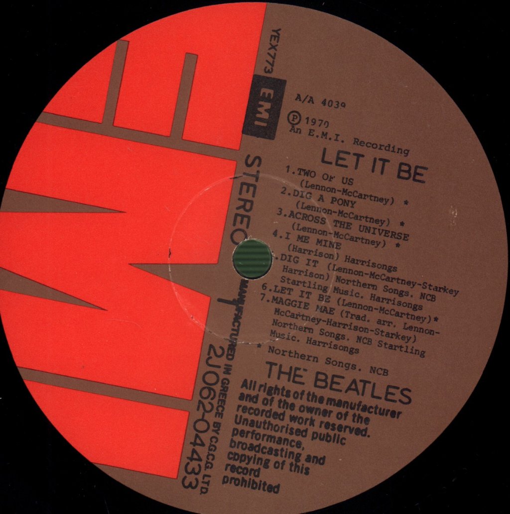 Beatles - Let It Be - Lp