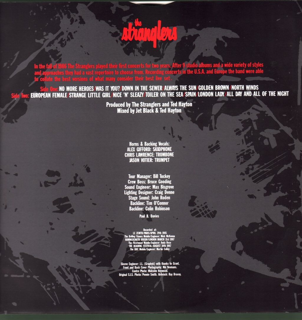 Stranglers - All Live And All Of The Night - Lp