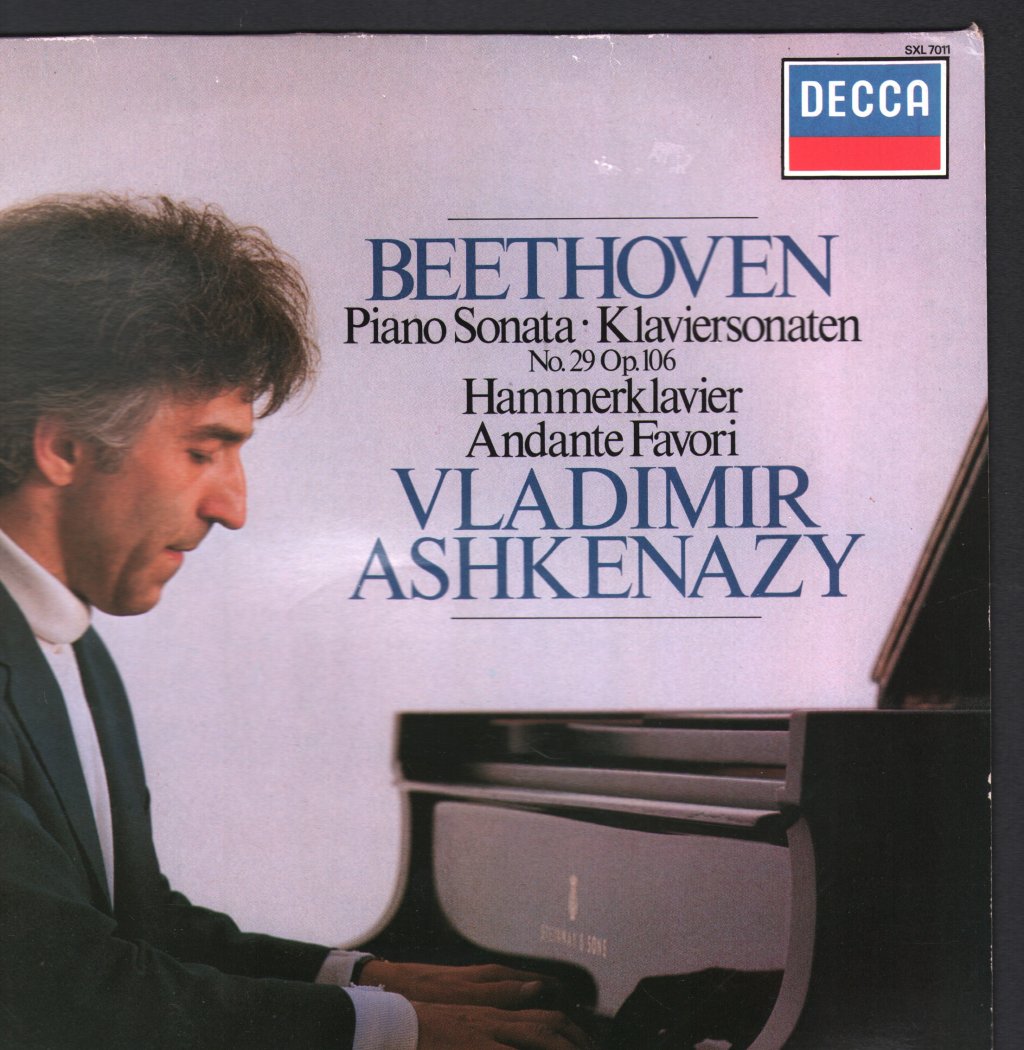 Vladimir Ashkenazy - Beethoven Piano Sonata - Klaviersonaten No 29 - Lp