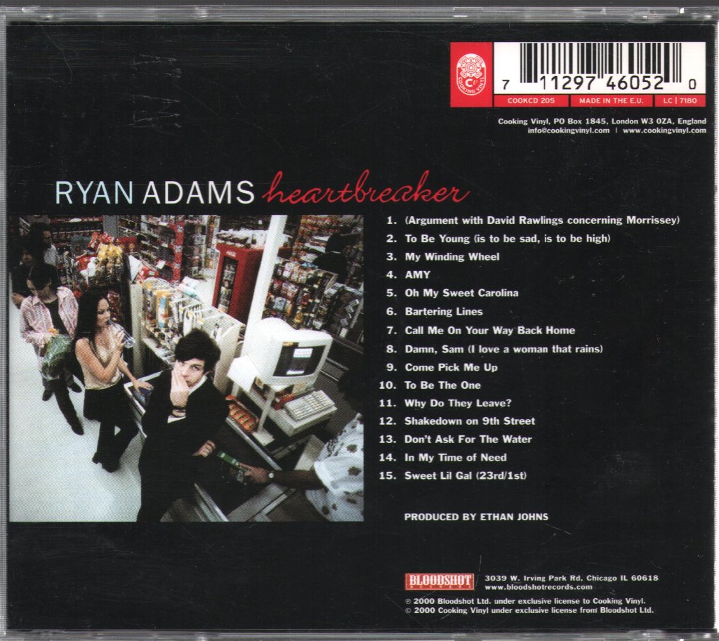 Ryan Adams - Heartbreaker - Cd