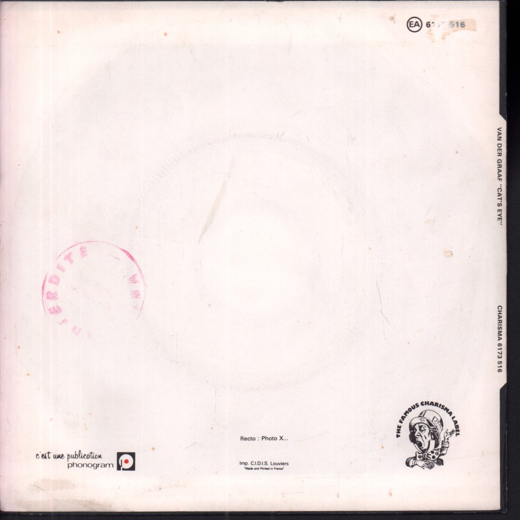 Van Der Graaf - Cat's Eye - 7 Inch