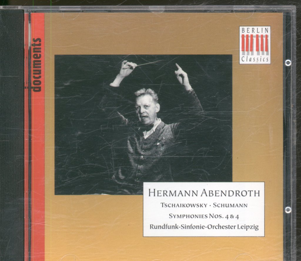 Hermann Abendroth, Rundfunk-Sinfonie-Orchester Leipzig - Hermann Abendroth Tchaikovsky / Schumann Symphonies 4 & 4 - Cd