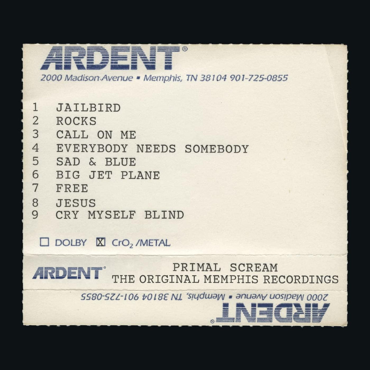 Primal Scream - Give Out But Don't Give Up (The Original Memphis Recordings) - Double 12 Inch
