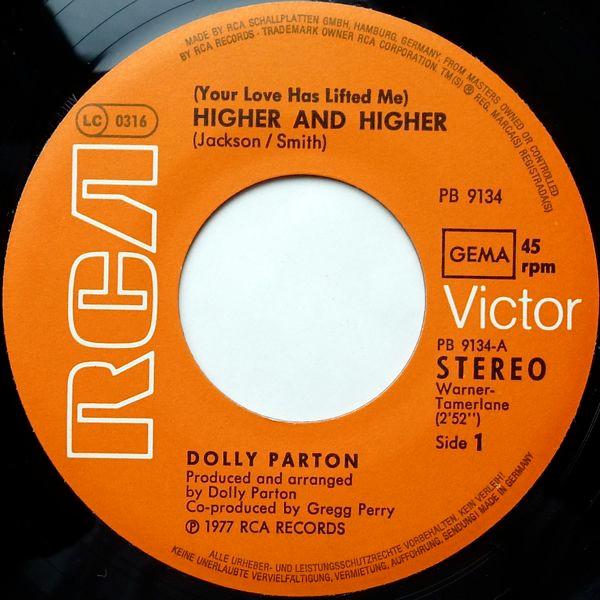 Dolly Parton - (Your Love Has Lifted Me) Higher And Higher / Applejack - 7 Inch