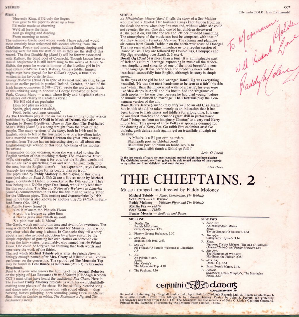 Chieftains - 2 - Lp