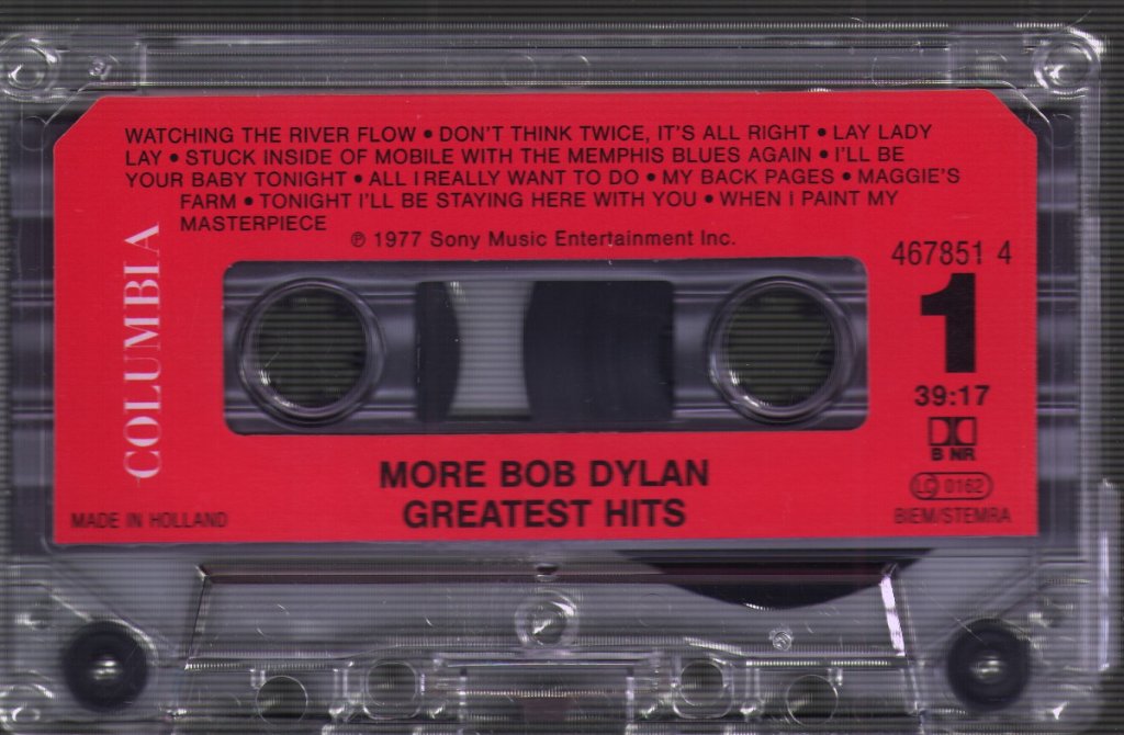 Bob Dylan - More Greatest Hits - Cassette