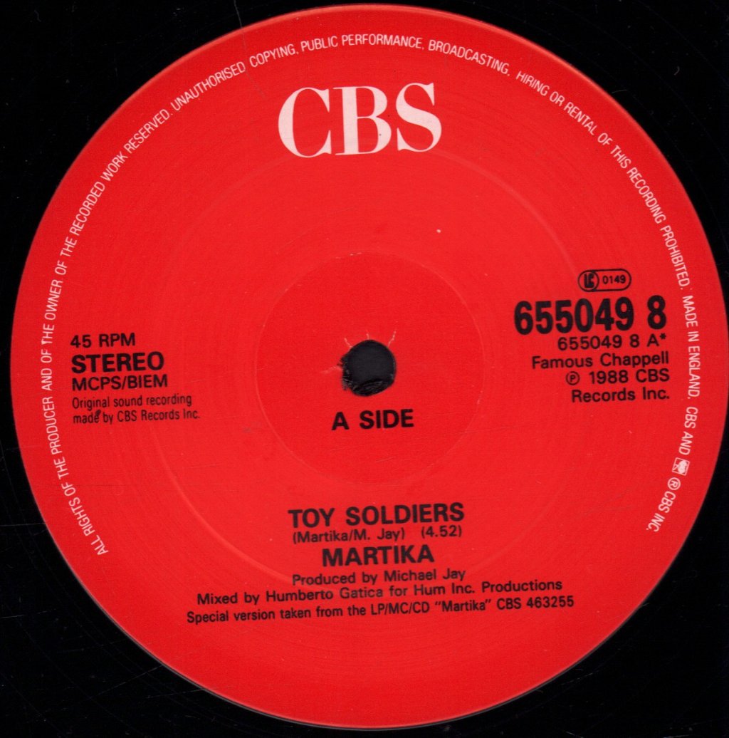 Martika - Toy Soldiers - 12 Inch