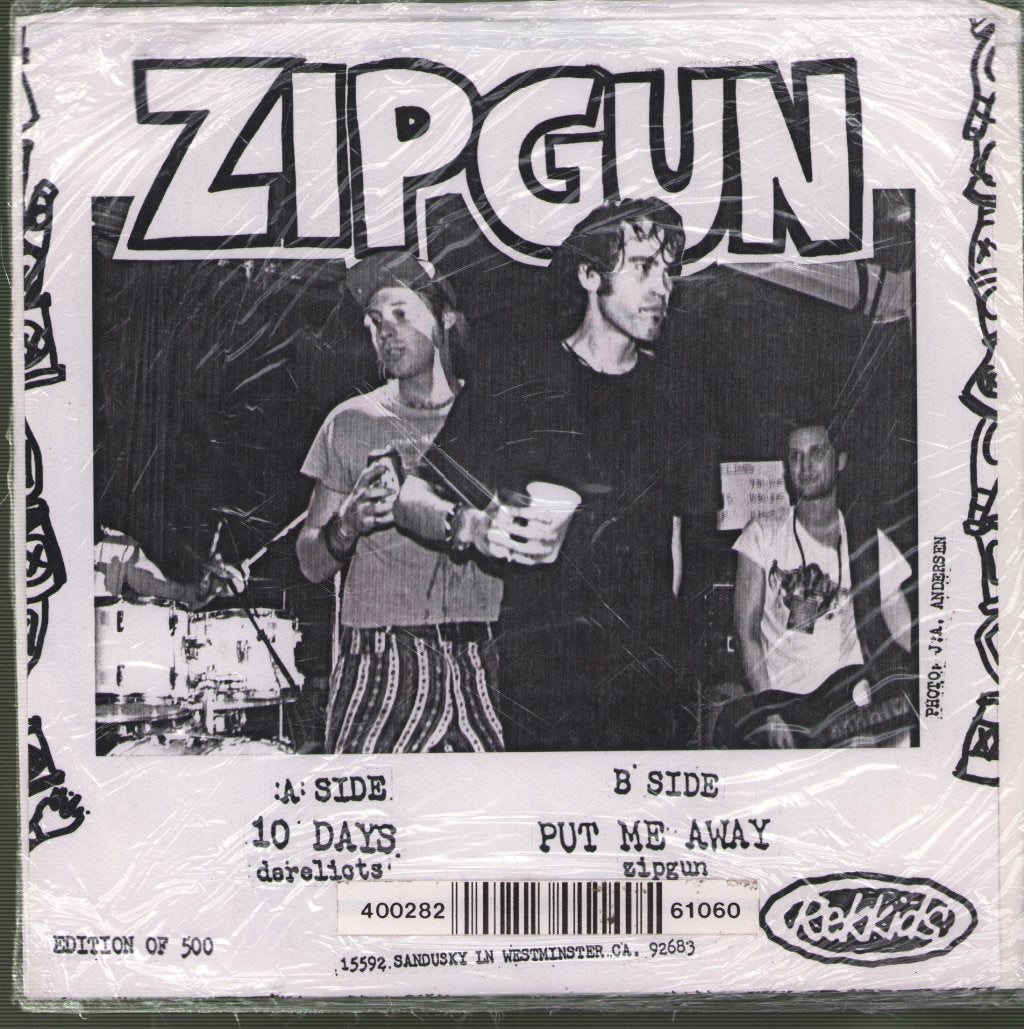 Derelicts / Zipgun - 10 Days / Put Me Away - 7 Inch