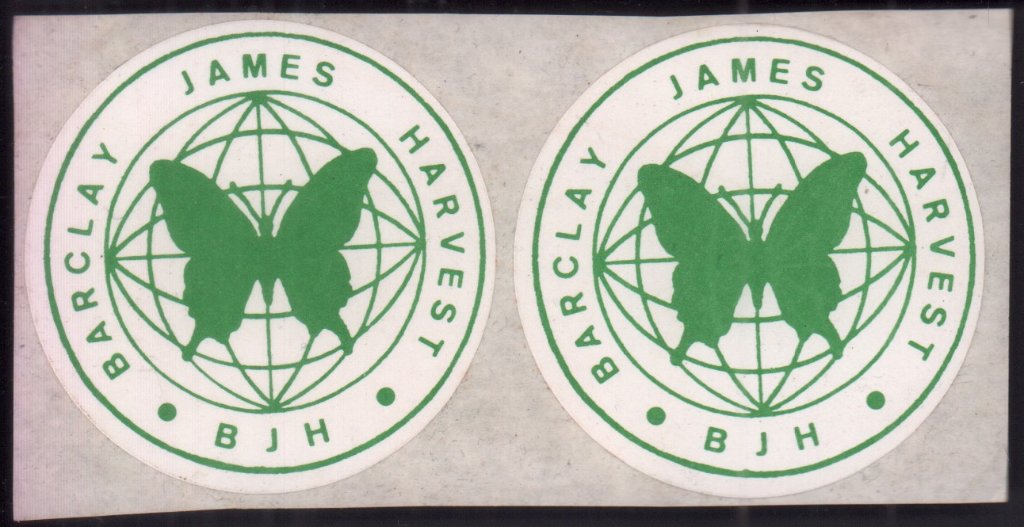 Barclay James Harvest - butterfly design - Sticker