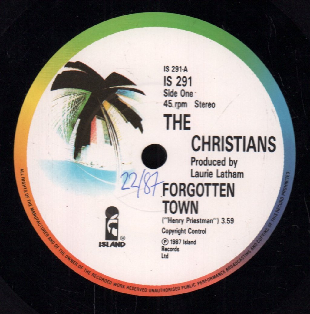 Christians - Forgotten Town - 7 Inch