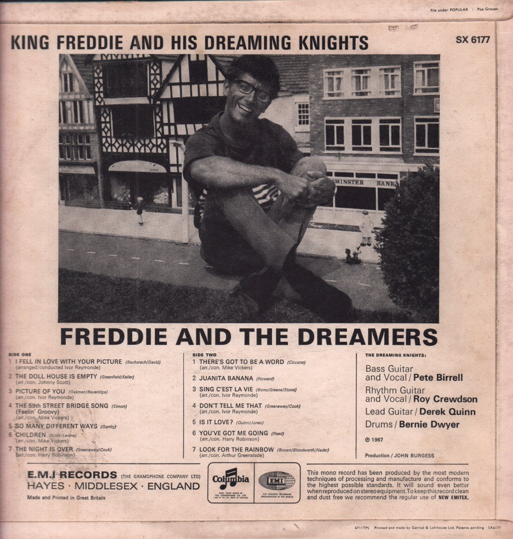 Freddie And The Dreamers - King Freddie & His Dreaming Knights - Lp