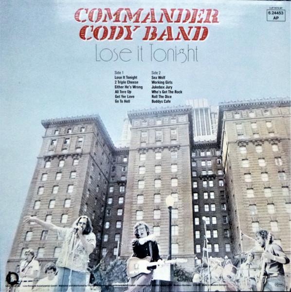 Commander Cody Band - Lose It Tonight - Lp